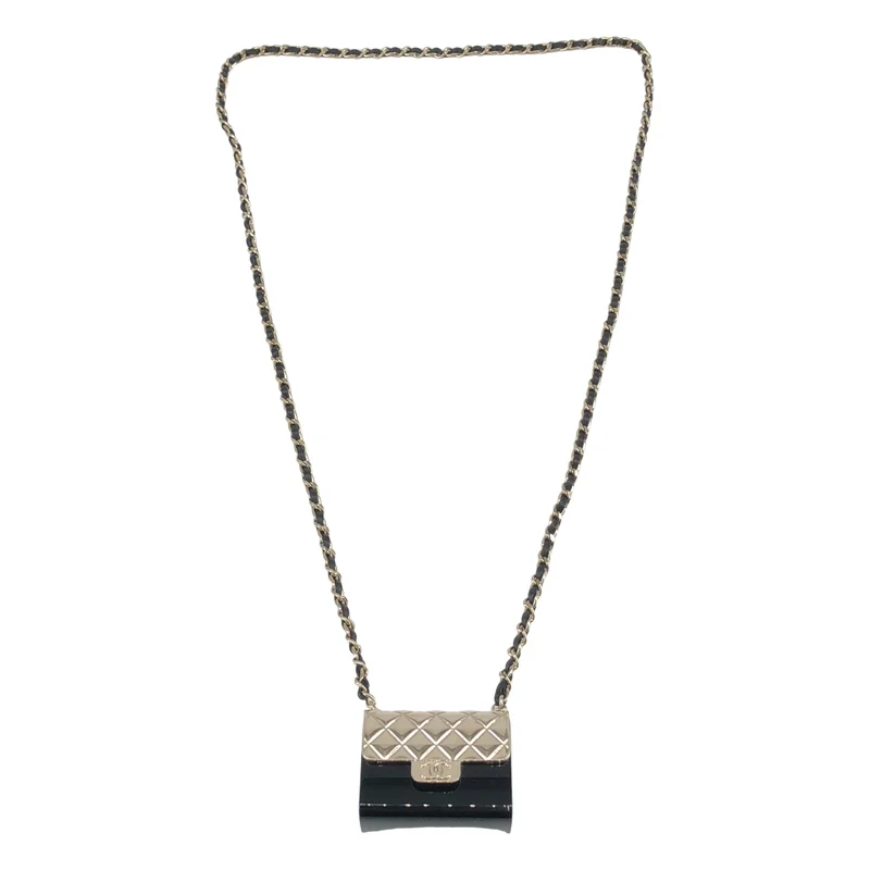 CHANEL / シャネル | ココマーク マトラッセ バッグ ネックレス |