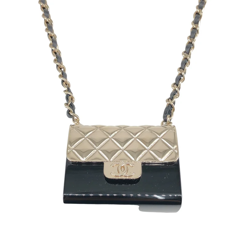 CHANEL / シャネル | ココマーク マトラッセ バッグ ネックレス |