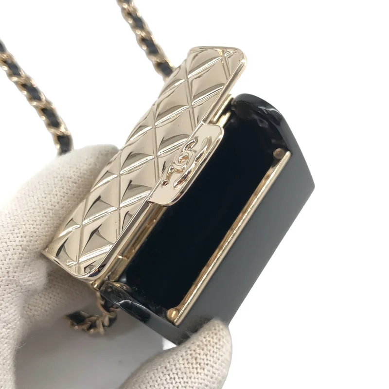 CHANEL / シャネル | ココマーク マトラッセ バッグ ネックレス |