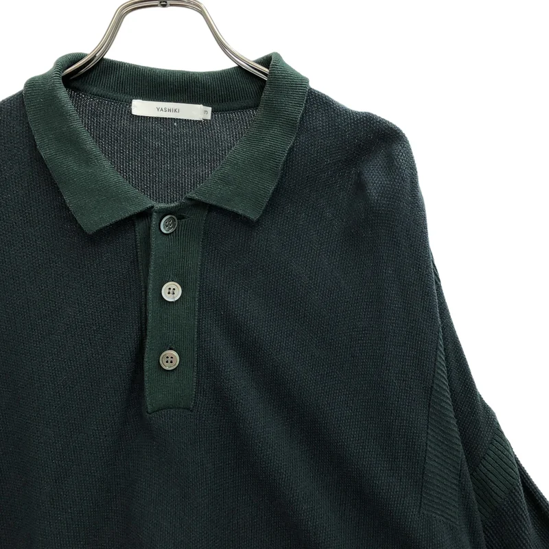 YASHIKI / ヤシキ | Yuyake Knit Polo / コットン 夕焼け ニットポロシャツ | 3 | メンズ