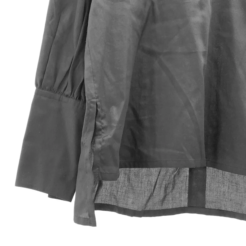 foufou / フーフー | high neck dress shirts / ハイネックドレスシャツ ブラウス |