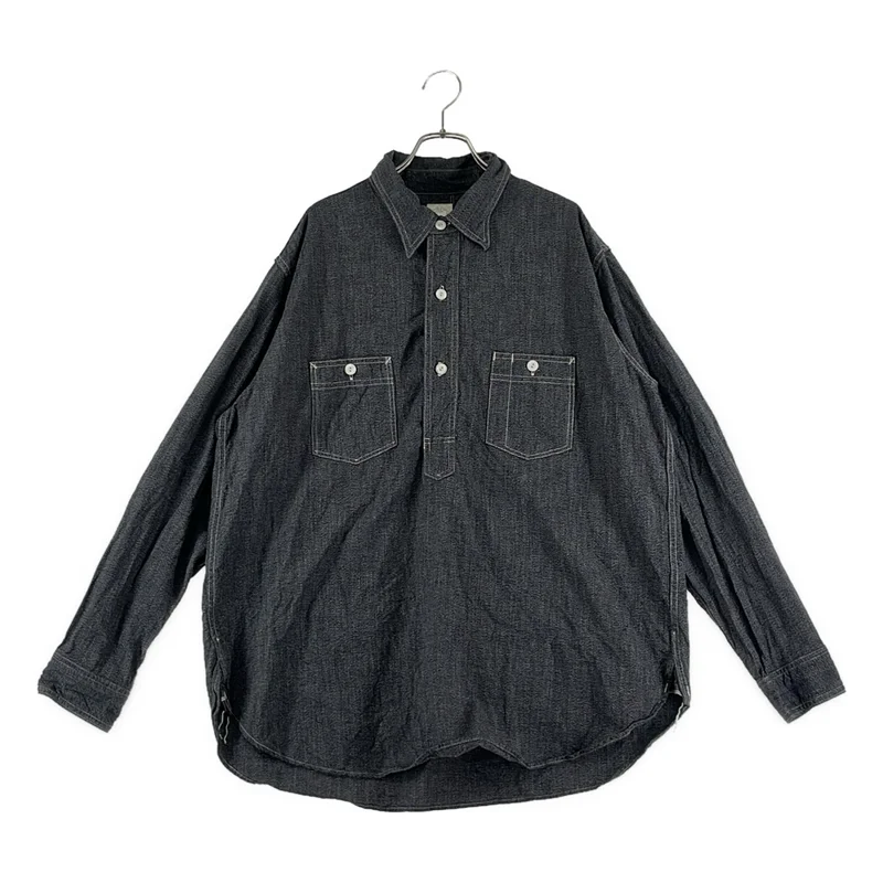 POST O'ALLS / ポストオーバーオールズ | NO.2 SHIRTS デニムシャツ | L | メンズ
