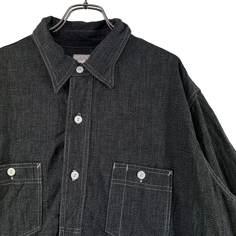 POST O'ALLS / ポストオーバーオールズ | NO.2 SHIRTS デニムシャツ | L | メンズ