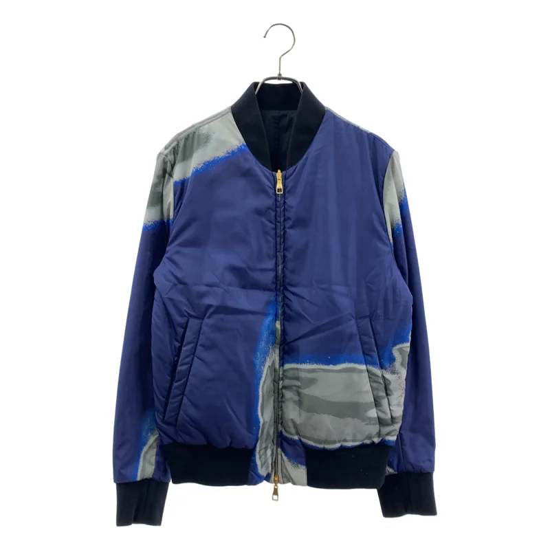 Dunhill / ダンヒル | リバーシブル ロゴジップ ブルゾン ジャケット | XS | メンズ