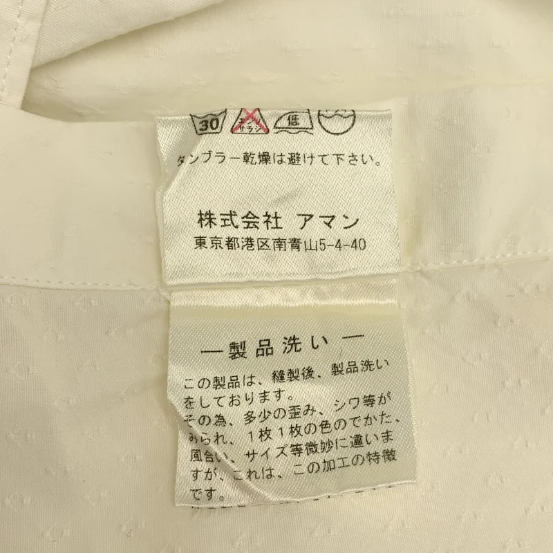finamore / フィナモレ | コットン レギュラーカラー シャツ ブラウス | 38 | レディース