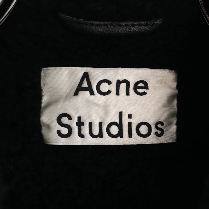 Acne Studios / アクネストゥディオズ | MORE SHEARLING ムートン ライダースジャケット | 34 | レディース