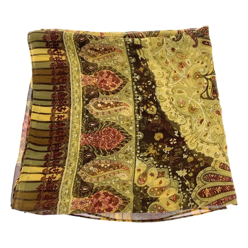 ETRO / エトロ | silk 100％ / シルク 総柄 スカーフ ストール |