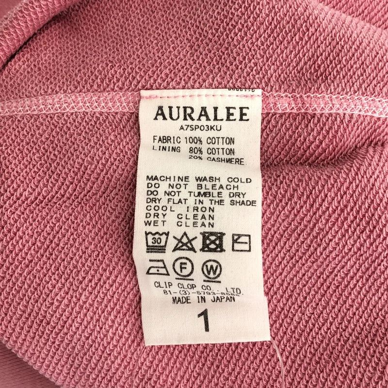 AURALEE / オーラリー | BACK CASHMERE SWEAT BIG P/O スウェット | 1 | レディース