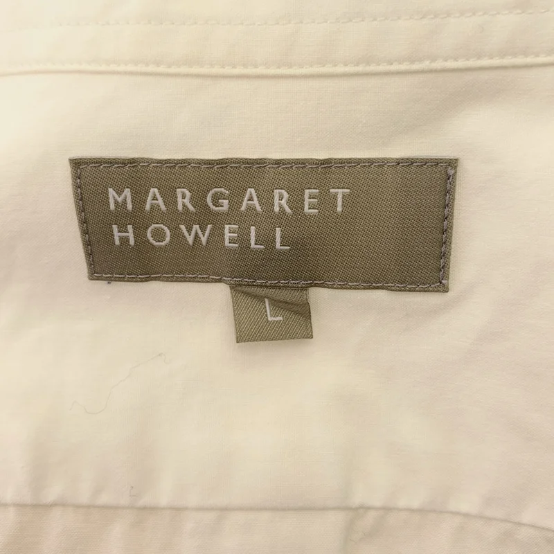 MARGARET HOWELL / マーガレットハウエル | コットン レギュラーカラー シャツ | L | メンズ