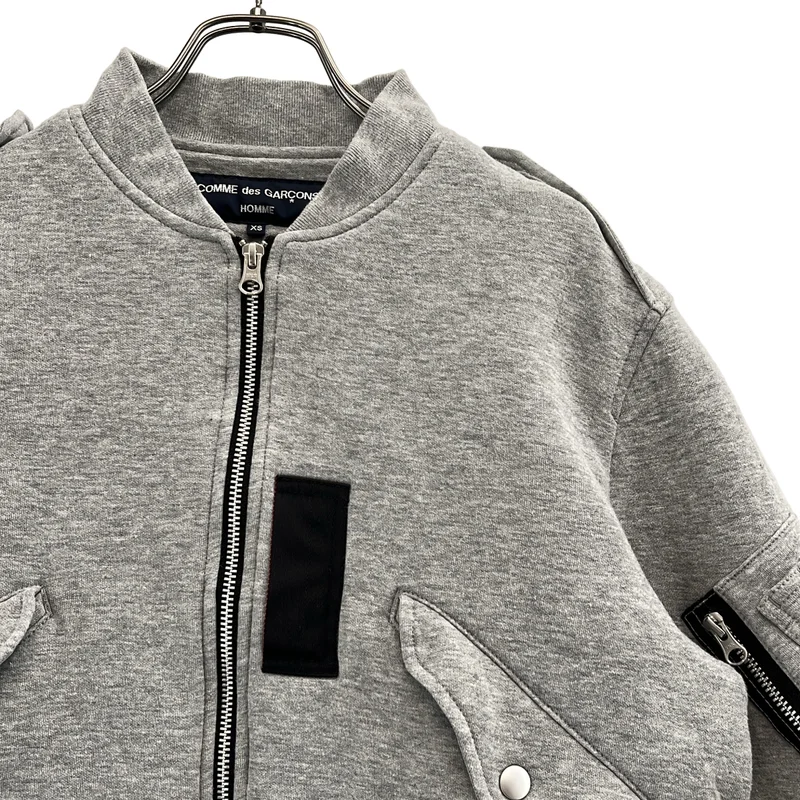 COMME des GARCONS HOMME / コムデギャルソンオム | 2022SS | スウェット ボンバージャケット | XS | メンズ