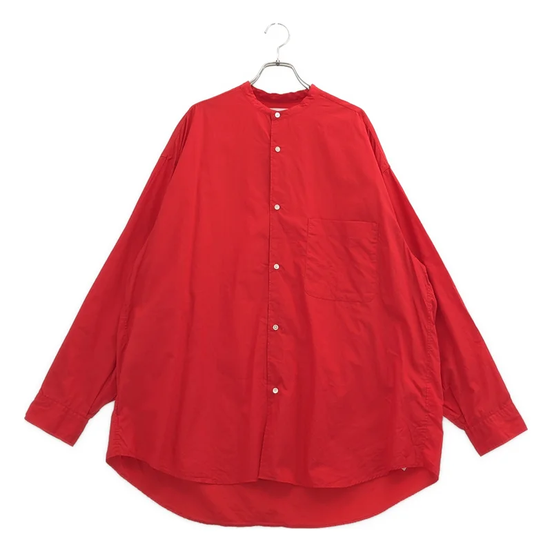 Graphpaper / グラフペーパー | 2023SS | Broad L/S Oversized Band Collar Shirt コットンブロード バンドカラーシャツ | F | メンズ