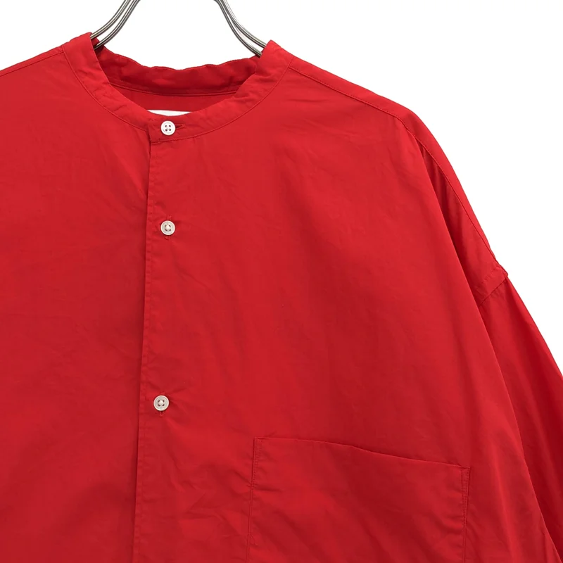 Graphpaper / グラフペーパー | 2023SS | Broad L/S Oversized Band Collar Shirt コットンブロード バンドカラーシャツ | F | メンズ