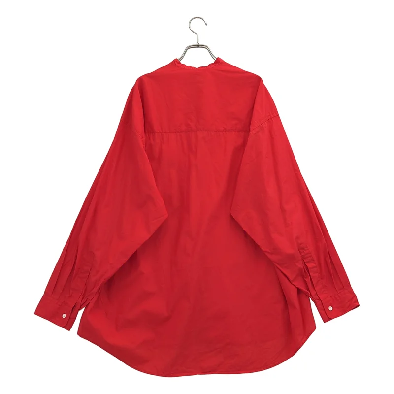 Graphpaper / グラフペーパー | 2023SS | Broad L/S Oversized Band Collar Shirt コットンブロード バンドカラーシャツ | F | メンズ