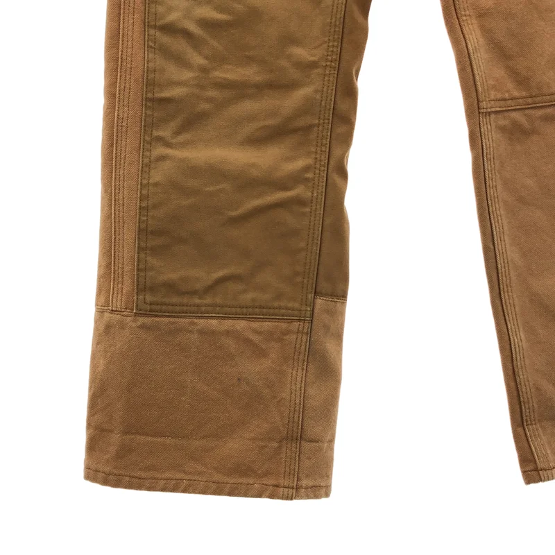 JUNYAWATANABE COMMEdesGARCONS MAN / ジュンヤワタナベマン | 2018SS | × Carhartt / レザーポケット パッチワーク ペインターパンツ | XS | メンズ
