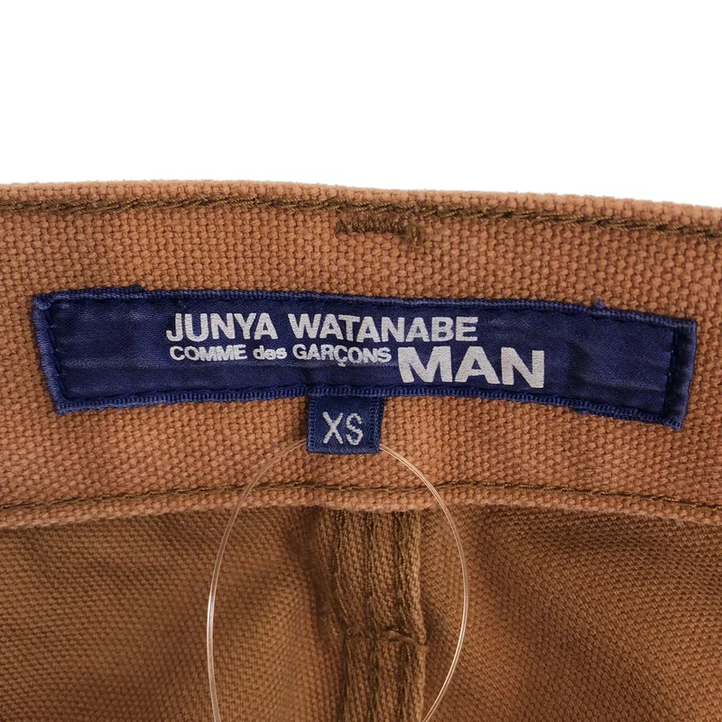 JUNYAWATANABE COMMEdesGARCONS MAN / ジュンヤワタナベマン | 2018SS | × Carhartt / レザーポケット パッチワーク ペインターパンツ | XS | メンズ