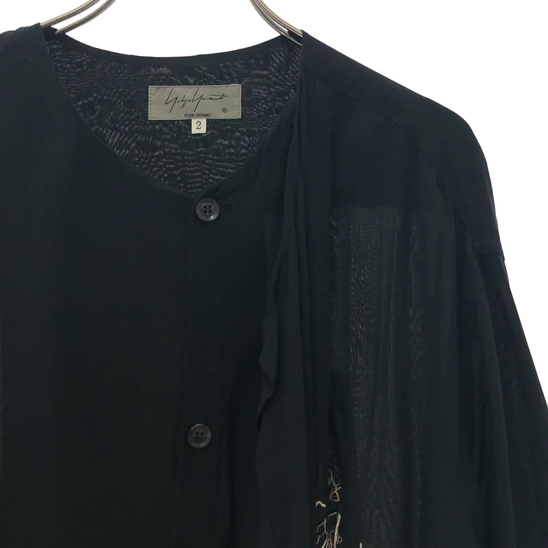 YOHJI YAMAMOTO POUR HOMME / ヨウジヤマモトプールオム | メッセージプリント シャツ_長袖 HH-B31-281 | 2 | メンズ