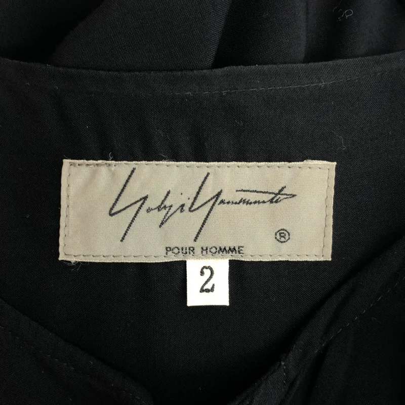 YOHJI YAMAMOTO POUR HOMME / ヨウジヤマモトプールオム | メッセージプリント シャツ_長袖 HH-B31-281 | 2 | メンズ