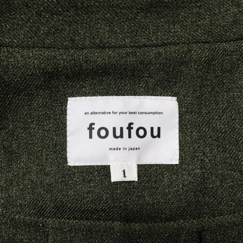 foufou / フーフー | 2022AW | primitive open coller classic one piece / プリミティブオープンカラー クラシックワンピース | 1 | レディース