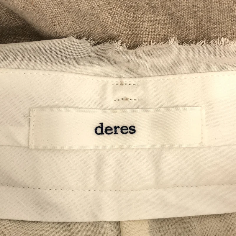 deres / デレス | 11th Linen Pants リネンパンツ | 0 | レディース