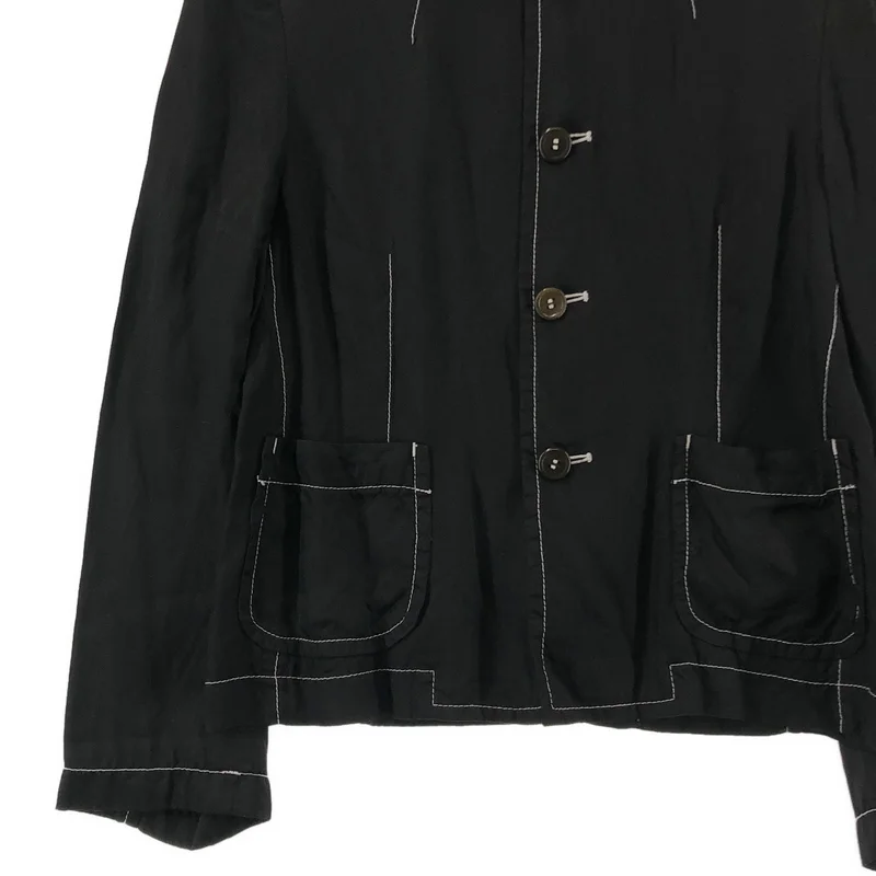 tricot COMME des GARCONS / トリココムデギャルソン | 2017SS | 製品染め 丸襟 ジャケット | S | レディース