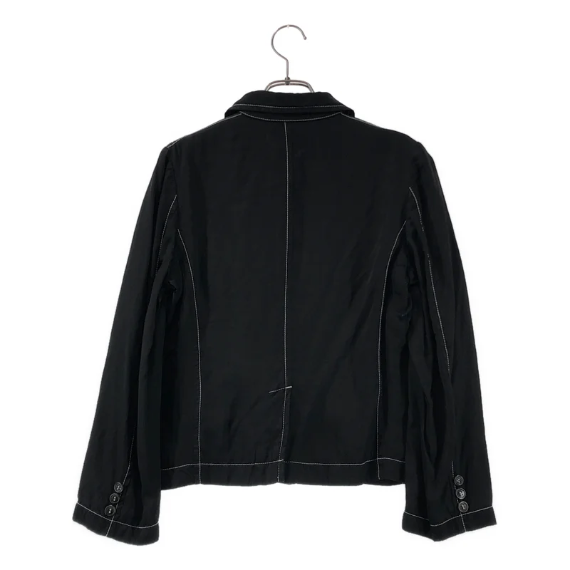 tricot COMME des GARCONS / トリココムデギャルソン | 2017SS | 製品染め 丸襟 ジャケット | S | レディース