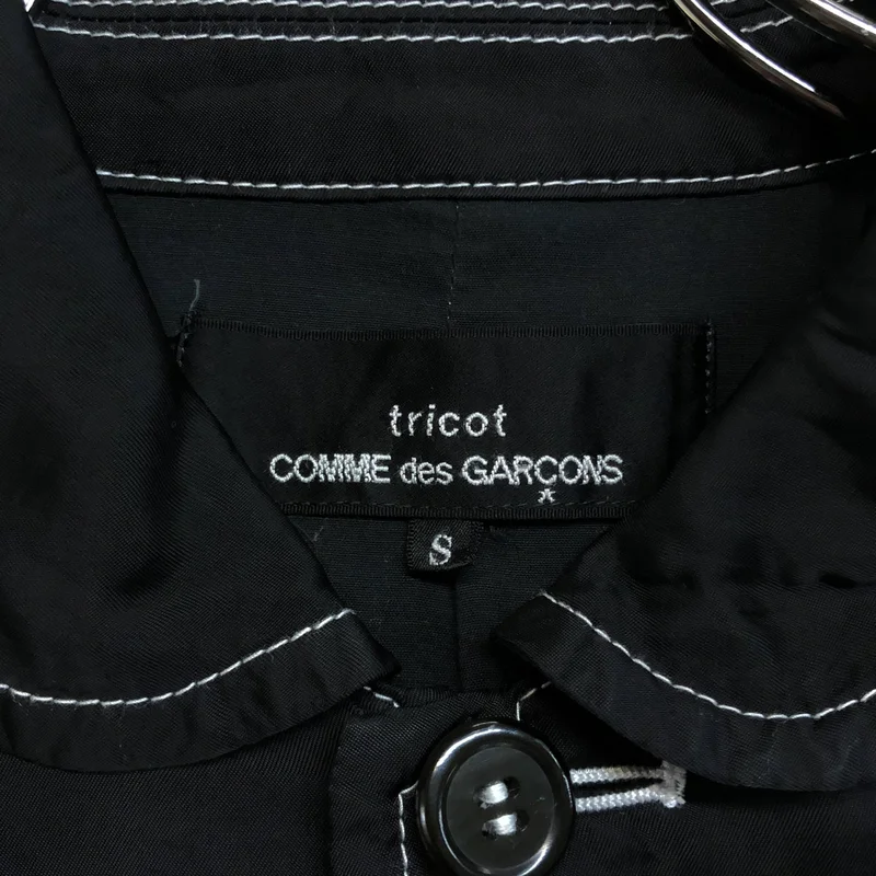 tricot COMME des GARCONS / トリココムデギャルソン | 2017SS | 製品染め 丸襟 ジャケット | S | レディース