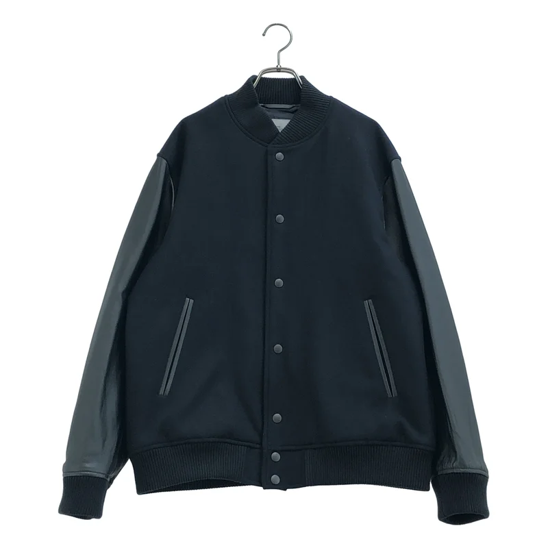 SHIPS / シップス | 160'S メリノウール バーシティジャケット 114-45-0113 | M | メンズ