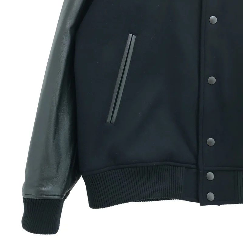 SHIPS / シップス | 160'S メリノウール バーシティジャケット 114-45-0113 | M | メンズ