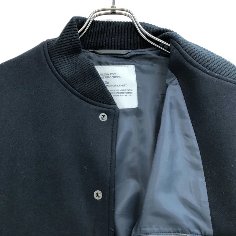 SHIPS / シップス | 160'S メリノウール バーシティジャケット 114-45-0113 | M | メンズ