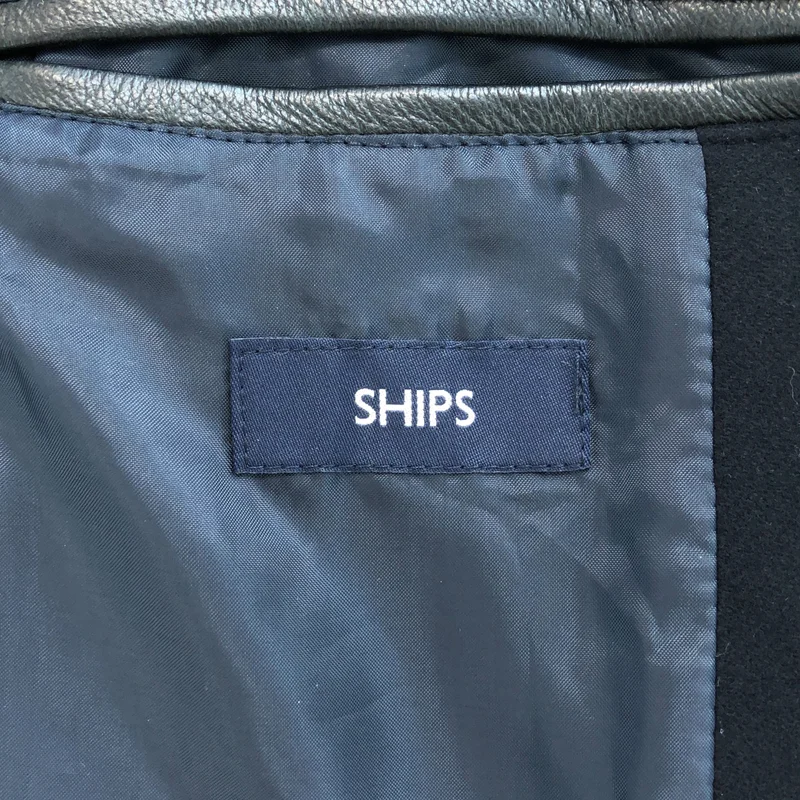 SHIPS / シップス | 160'S メリノウール バーシティジャケット 114-45-0113 | M | メンズ