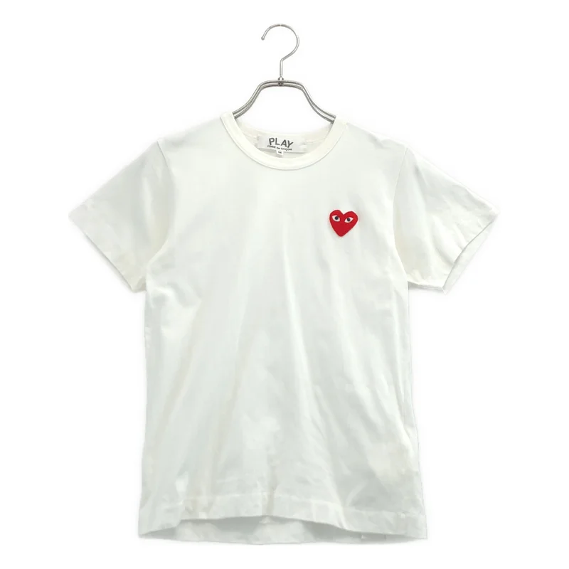 PLAY COMME des GARCONS / プレイコムデギャルソン | ハートワッペン Tシャツ | M | レディース