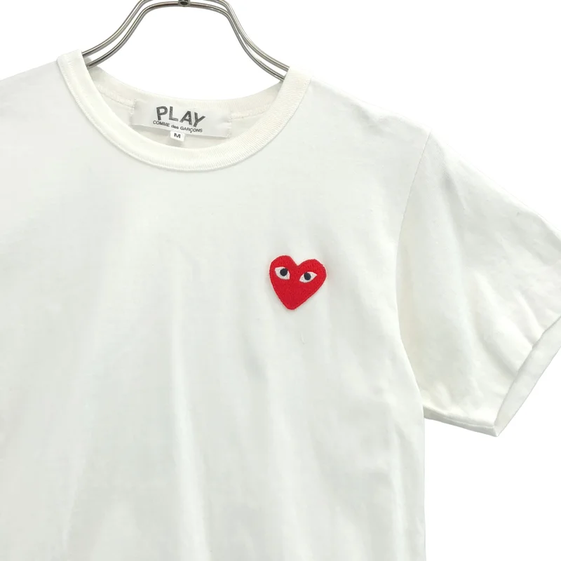 PLAY COMME des GARCONS / プレイコムデギャルソン | ハートワッペン Tシャツ | M | レディース