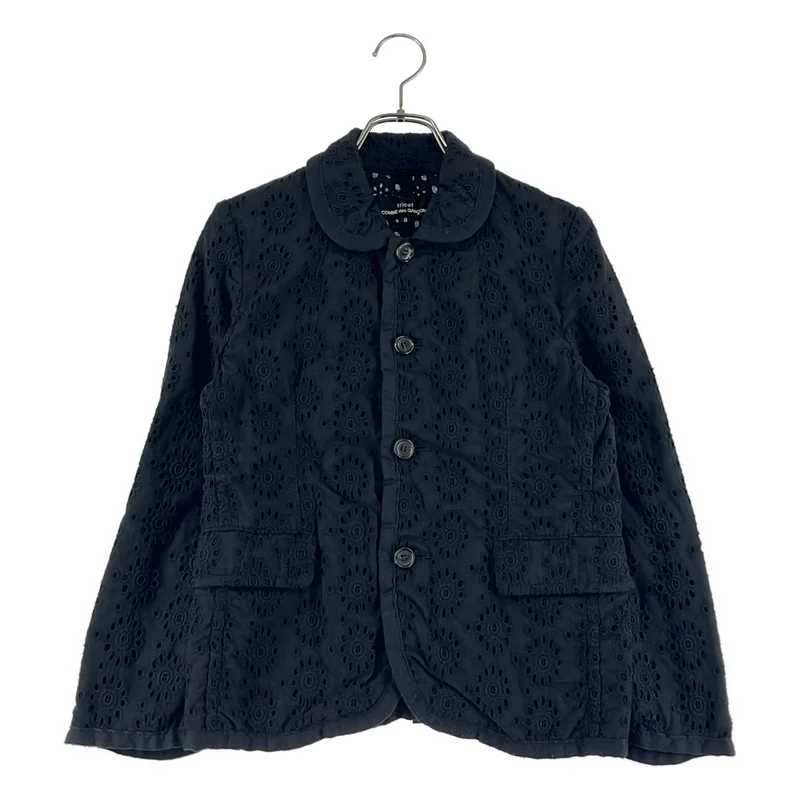 tricot COMME des GARCONS / トリココムデギャルソン | 2016SS | カットワークレース ラウンドカラー ジャケット | S | レディース