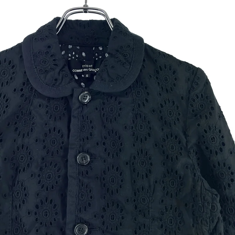 tricot COMME des GARCONS / トリココムデギャルソン | 2016SS | カットワークレース ラウンドカラー ジャケット | S | レディース