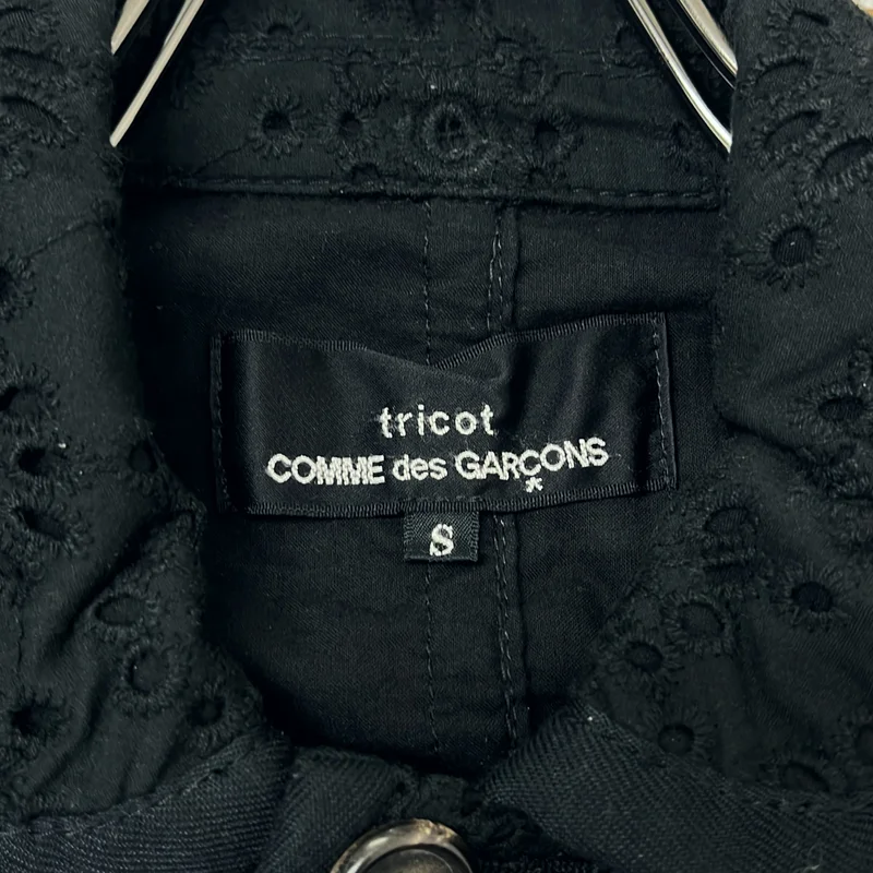 tricot COMME des GARCONS / トリココムデギャルソン | 2016SS | カットワークレース ラウンドカラー ジャケット | S | レディース