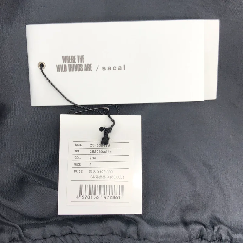 sacai / サカイ | 2025AW | WHERE THE WILD THINGS ARE Blouson エンブロイダリーバーシティ ジャケット スタジャン | 2 | メンズ