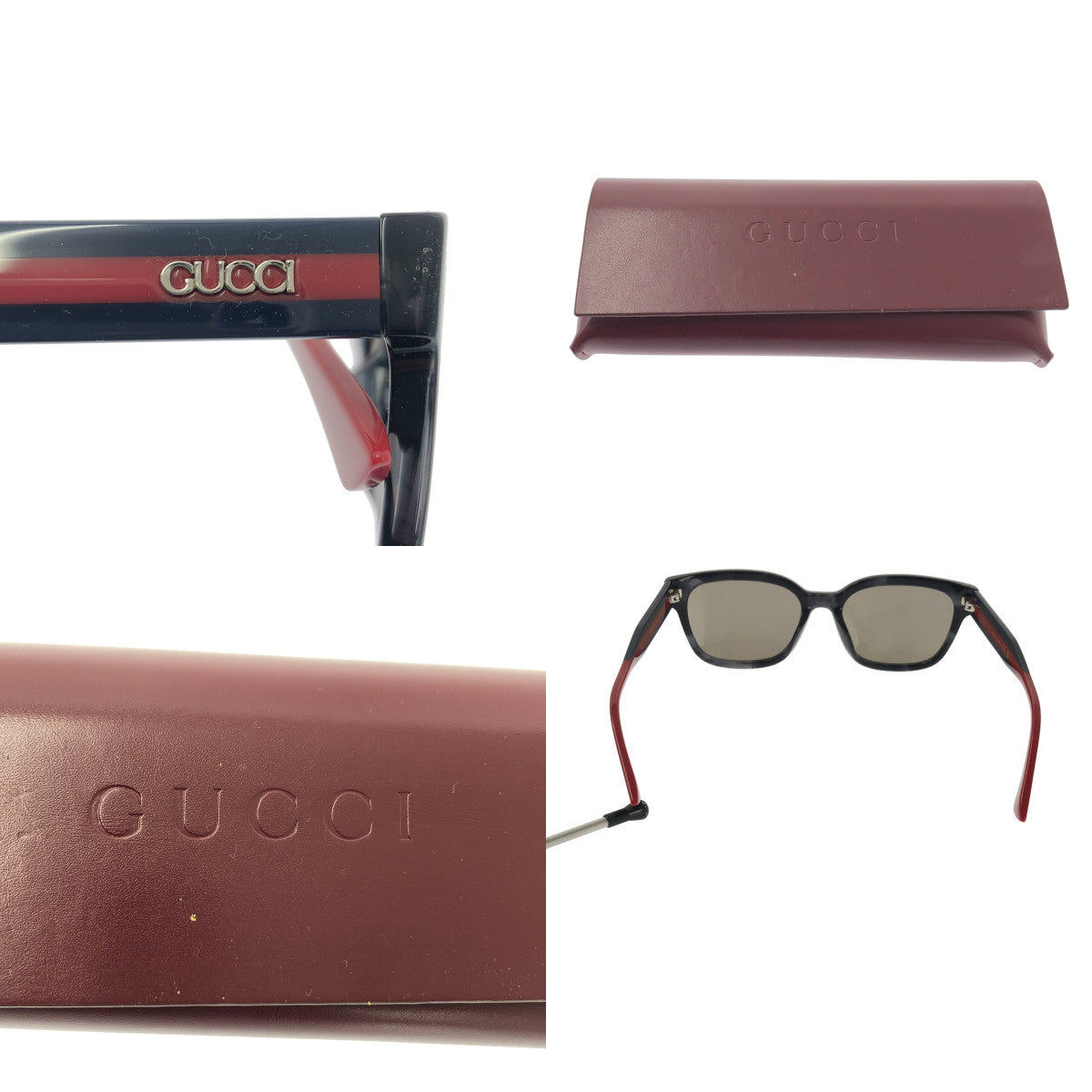 ✨極上美品✨　グッチ　サングラス　シェリーライン　ロゴプレート　ケース保存袋付 GUCCI / グッチ | シェリーライン スクエア サングラス | 56◻︎18-145