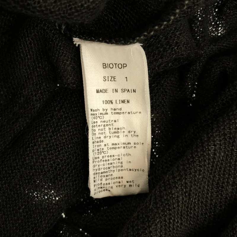 GABRIELA COLL GARMENTS / ガブリエラコールガーメンツ | BIOTOP リネン ジップ ジャケット | 1 | レディース