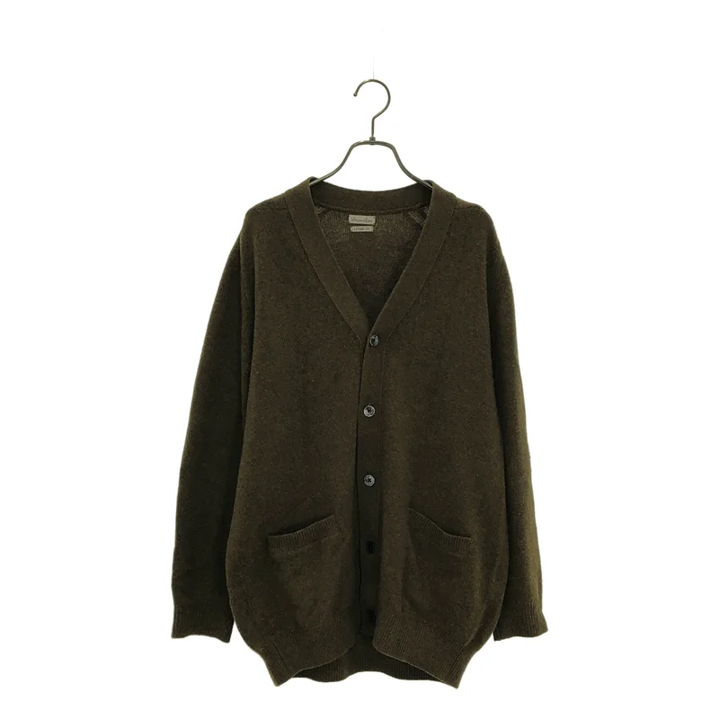 steven alan / スティーブンアラン | MULE SADDLE SHOULDER CARDIGAN ウール Vネック ニットカーディガン | M | レディース
