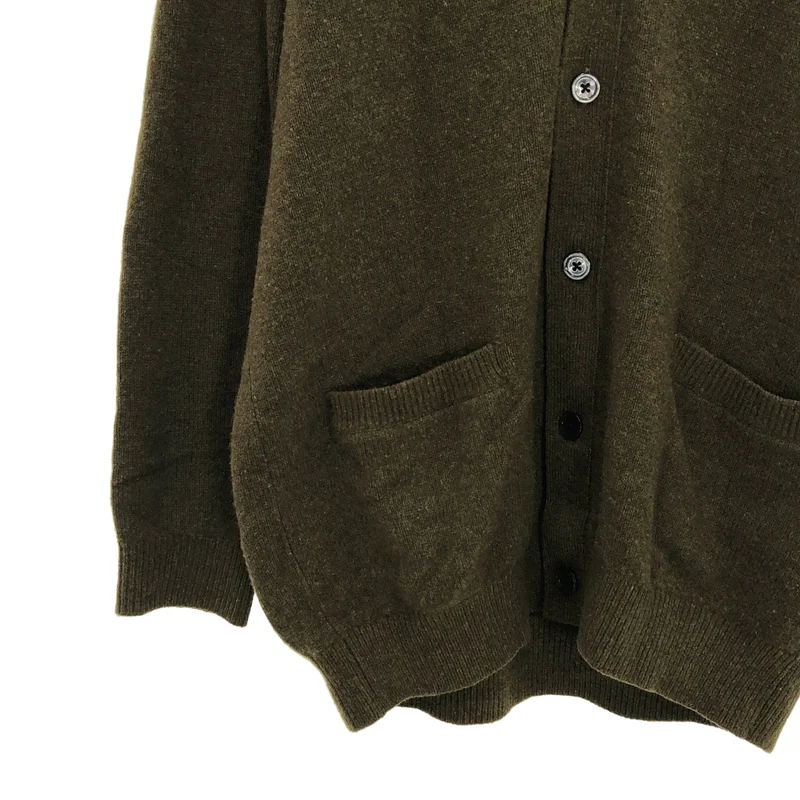 steven alan / スティーブンアラン | MULE SADDLE SHOULDER CARDIGAN ウール Vネック ニットカーディガン | M | レディース