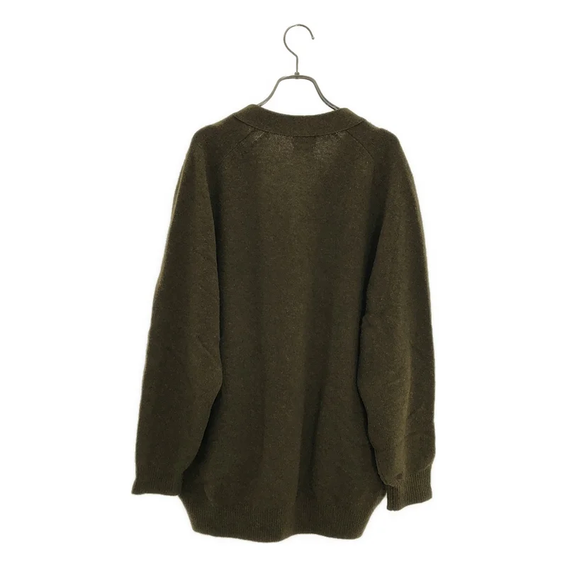 steven alan / スティーブンアラン | MULE SADDLE SHOULDER CARDIGAN ウール Vネック ニットカーディガン | M | レディース