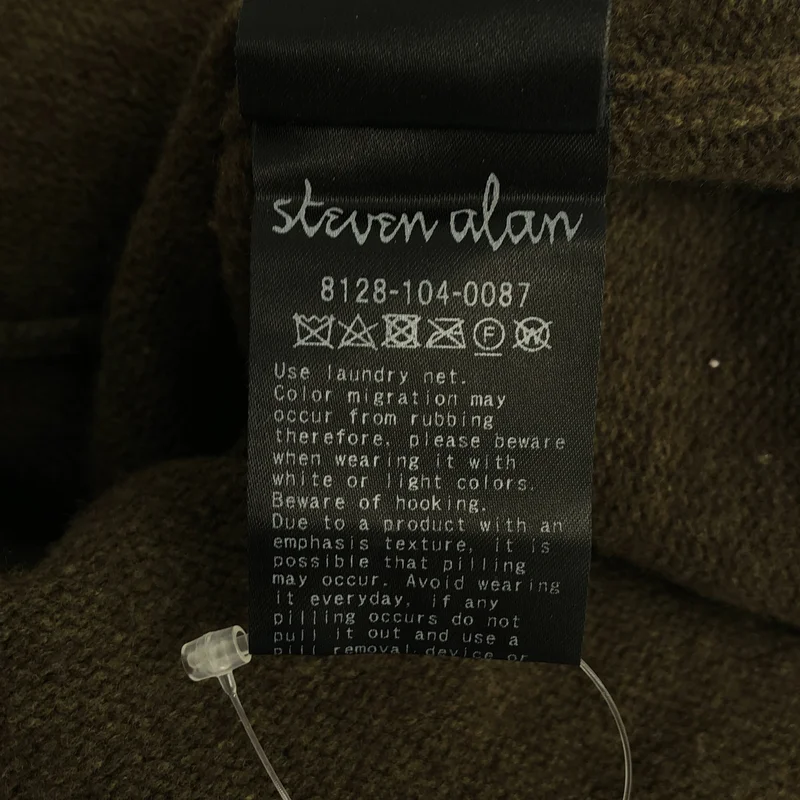 steven alan / スティーブンアラン | MULE SADDLE SHOULDER CARDIGAN ウール Vネック ニットカーディガン | M | レディース
