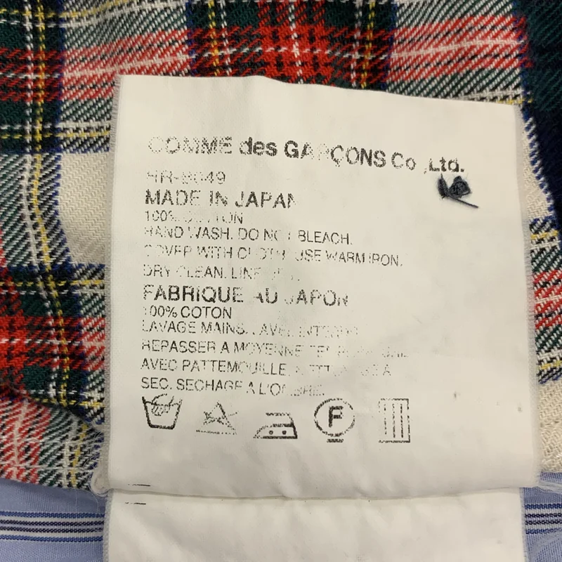 COMME des GARCONS HOMME / コムデギャルソンオム | タータンチェック パッチワーク シャツ | M | メンズ