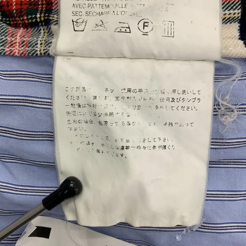 COMME des GARCONS HOMME / コムデギャルソンオム | タータンチェック パッチワーク シャツ | M | メンズ