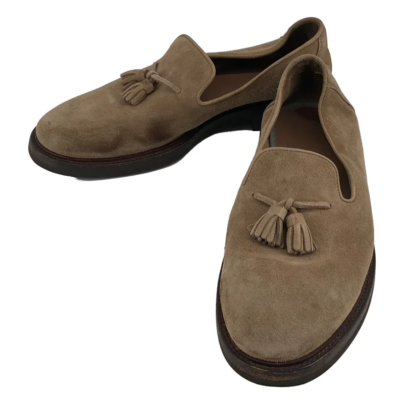 BRUNELLO CUCINELLI / ブルネロクチネリ | スエード タッセルローファー | 41 1/2 | メンズ