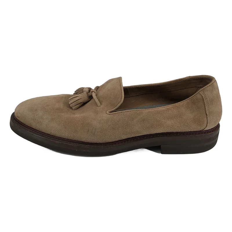 BRUNELLO CUCINELLI / ブルネロクチネリ | スエード タッセルローファー | 41 1/2 | メンズ