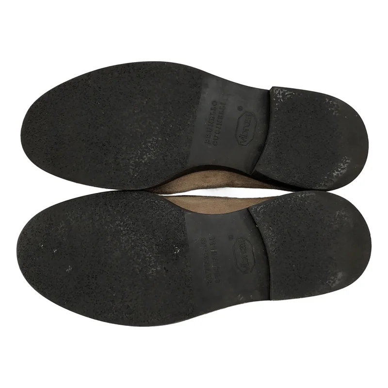 BRUNELLO CUCINELLI / ブルネロクチネリ | スエード タッセルローファー | 41 1/2 | メンズ