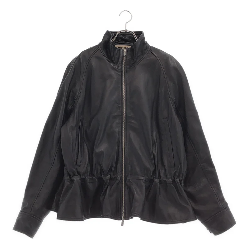PRANK PROJECT / プランクプロジェクト | Sheepskin Peplum Blouson シープレザーペプラムブルゾン | F | レディース