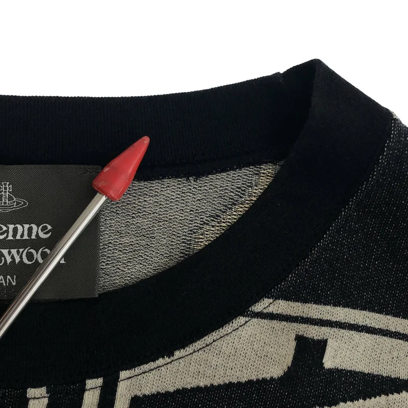 Vivienne Westwood MAN / ヴィヴィアンウエストウッドマン | オーブプリント 総柄 ロングスリーブTシャツ | 48 | メンズ