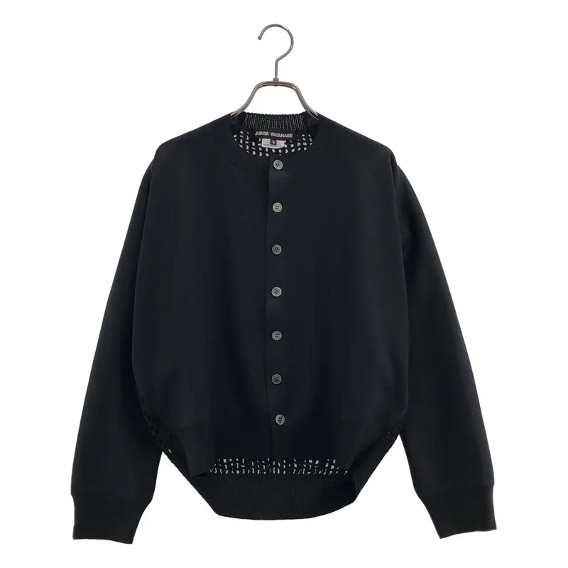 JUNYA WATANABE / ジュンヤワタナベ | 2024SS | ポリエステル バックメッシュ クルーネック カーディガン | S | レディース